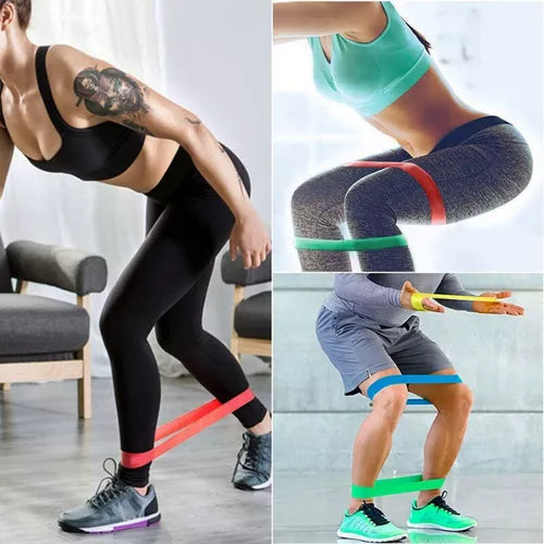 FlexBand 5X-  Kit de Elásticos para Treino