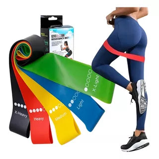 FlexBand 5X-  Kit de Elásticos para Treino