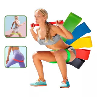 FlexBand 5X-  Kit de Elásticos para Treino