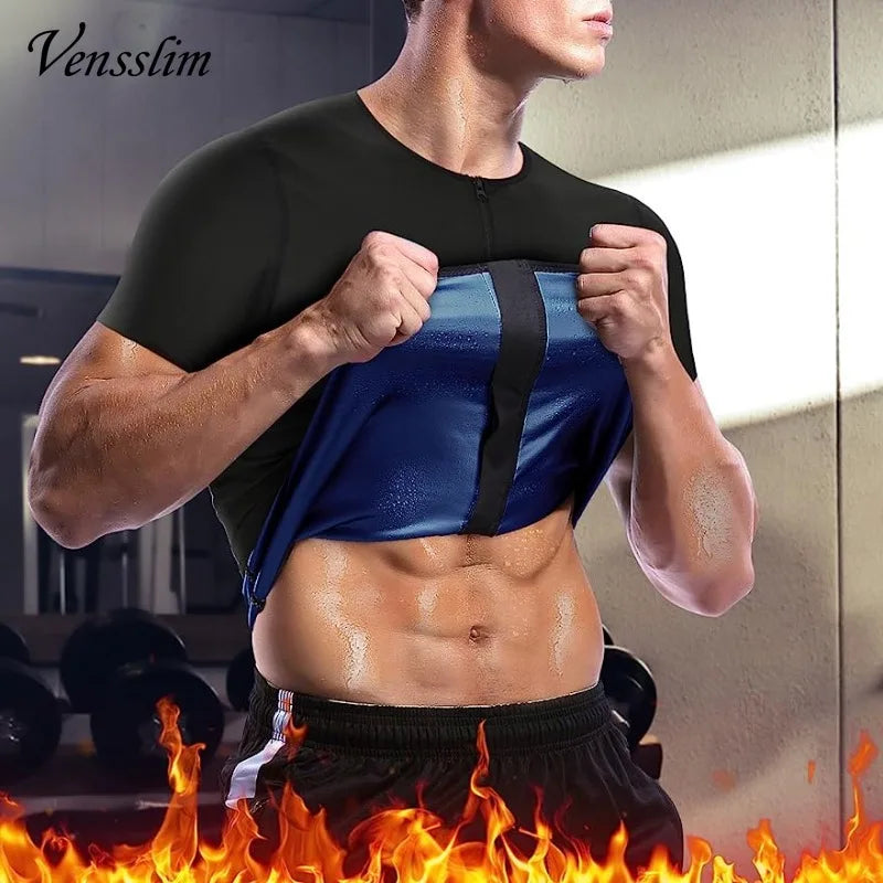 Camiseta com Zíper Masculino- ThermoFit